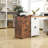 Barn Door Wooden 3 Drawers Flynt With Lock 30.71"H-890008457