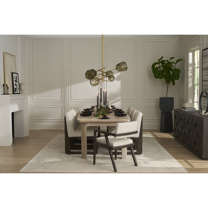 Modern Dining Table, Brown