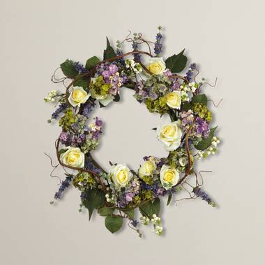 Rosalind Wheeler 24 Foam Wreath & Reviews