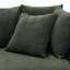 Large Seating 5 - Seat Corduroy Modular Sleeper Sectional, Dark , 16 Toss Pillows, Design For Custom Space In , Middle Firm Cushions, Assembly With No Extra Parts Required Sectional Customizable