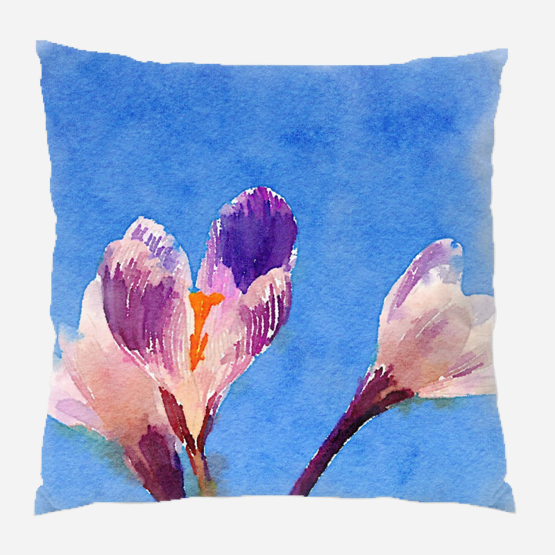 Coussin décoratif art Cuthbert, Intérieur, Microsuède