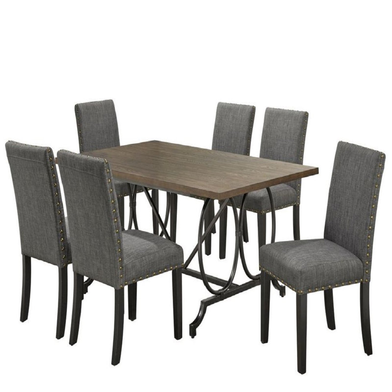 Ensemble repas pour 6 personnes Ruggerio, gris