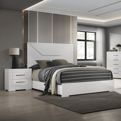 Table de chevet, blanc