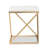 Garrett Marble Top End Table
