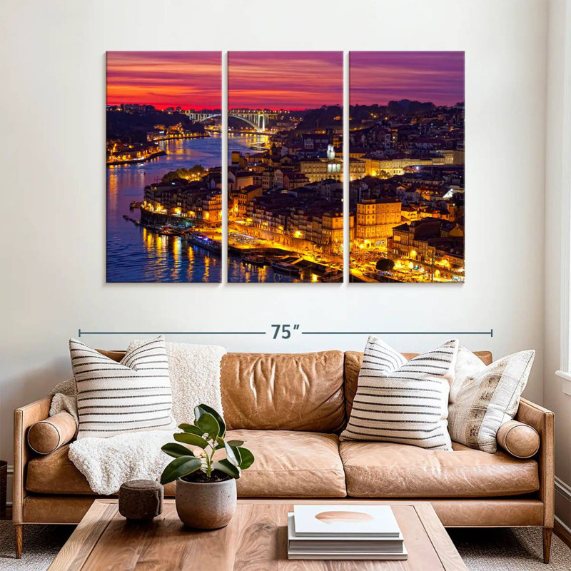 Lumières dorées Nicci Porto, H 42 po x l 65 po