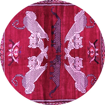 Tapis rose tissé à la machine