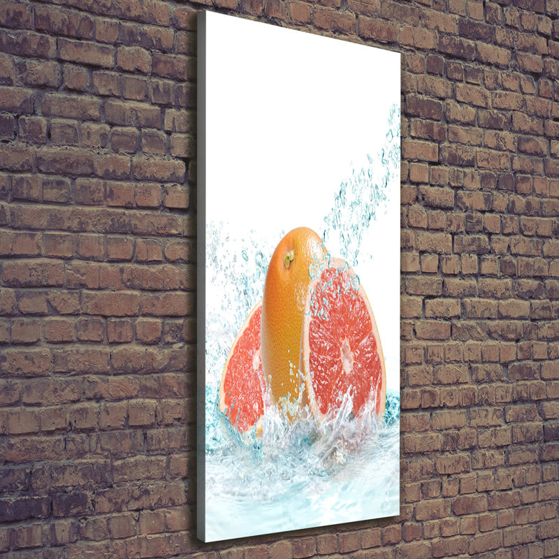 Grapefruit - Wrapped Canvas Print