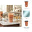 Bougie décorative en verre avec couvercle décorative pour salon - décor moderne et relaxant pour chambre, bibliothèque ou table basse-132381762