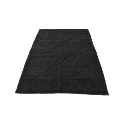 4'4 x 5'11 Prichard Black Rug