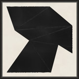 Origami 4' Framed Graphic Art Print on Glass