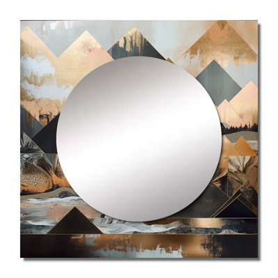 Mitsuki - City Geometric Large Square Mirror Wall Decor For Bedroom
