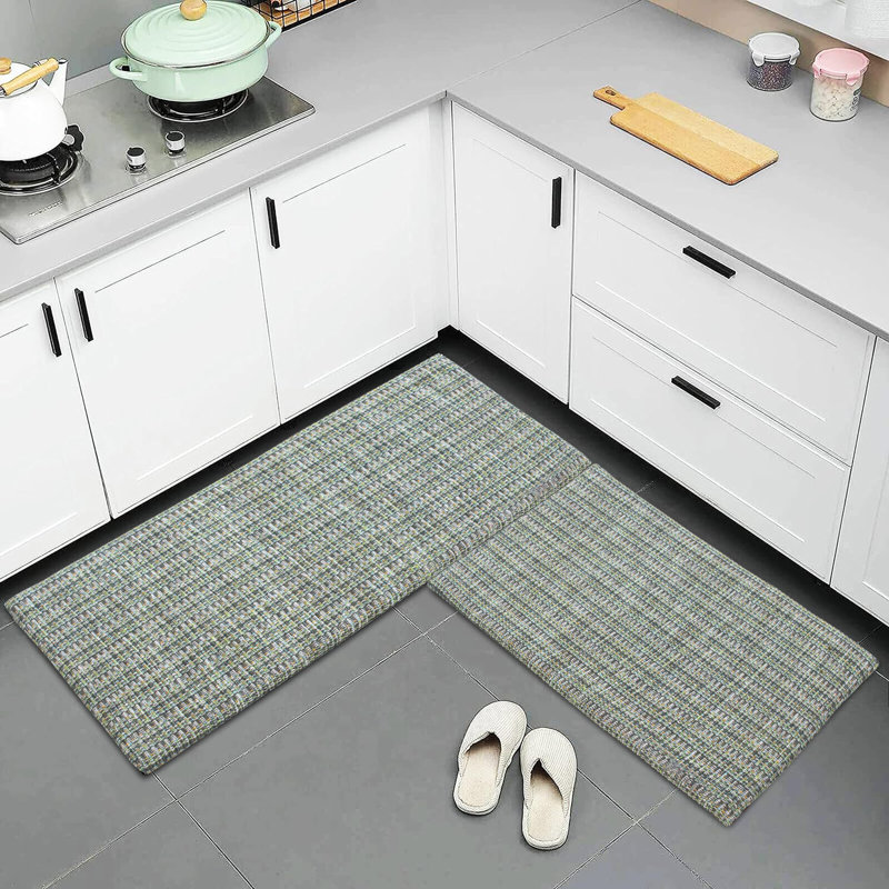 Tapis de cuisine antidérapant Prati, Vert