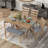 Caitilyn 6 - Person Trestle Dining Set-1316196569