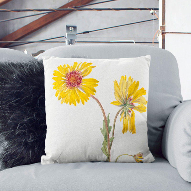 Square Cushion, White, 55cm H x 55cm W x 20cm D