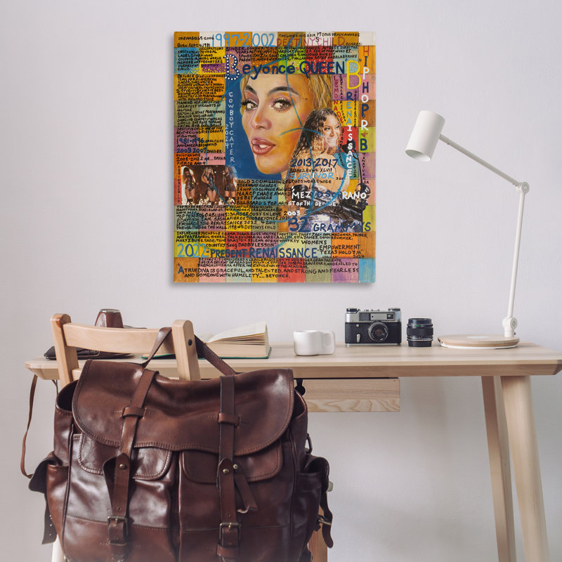 «Beyonce Musician Collage» par Sabin, H 48 po x l 36 po