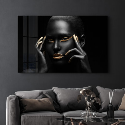 Elegant Tempered Glass Wall Art Painting, 13.8 x 21.7 inches | 100% Tempered Glass, Thickness: 0.16 inches | UV Printed for Vibrant Colors | Perfect for Home Decor, Living Room, & Office Spaces