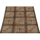 One-of-a-Kind 4’ X 4’11” Hand Knotted Area Rug