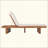 Outdoor Lounge Chair - Acacia Wood & PE Rattan Design With Cushion, MP2-246495564