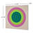 Colorful Circles - Picture Frame Graphic Art Print