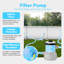 10ft x 6.8ft x 26inch Rectangular Above Ground Pool with Filter Pump for Kids Adults
