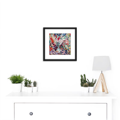 Gestel Gladiola Flowers Vase Modernist by Leo Gestel - Single Picture Frame Painting