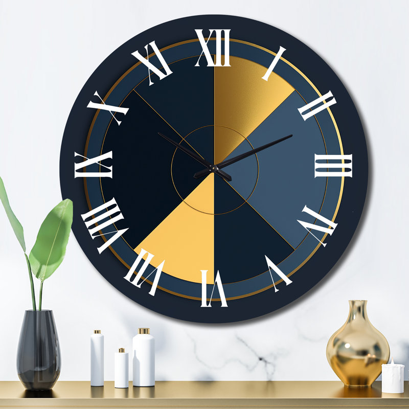 Horloge murale en métal, Grand