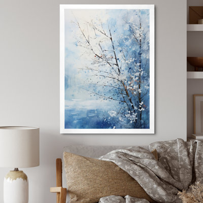Winter Landscape Snowfall Forest III - Winter Landscape Wall Art