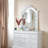 Estrella White Finish Mirror