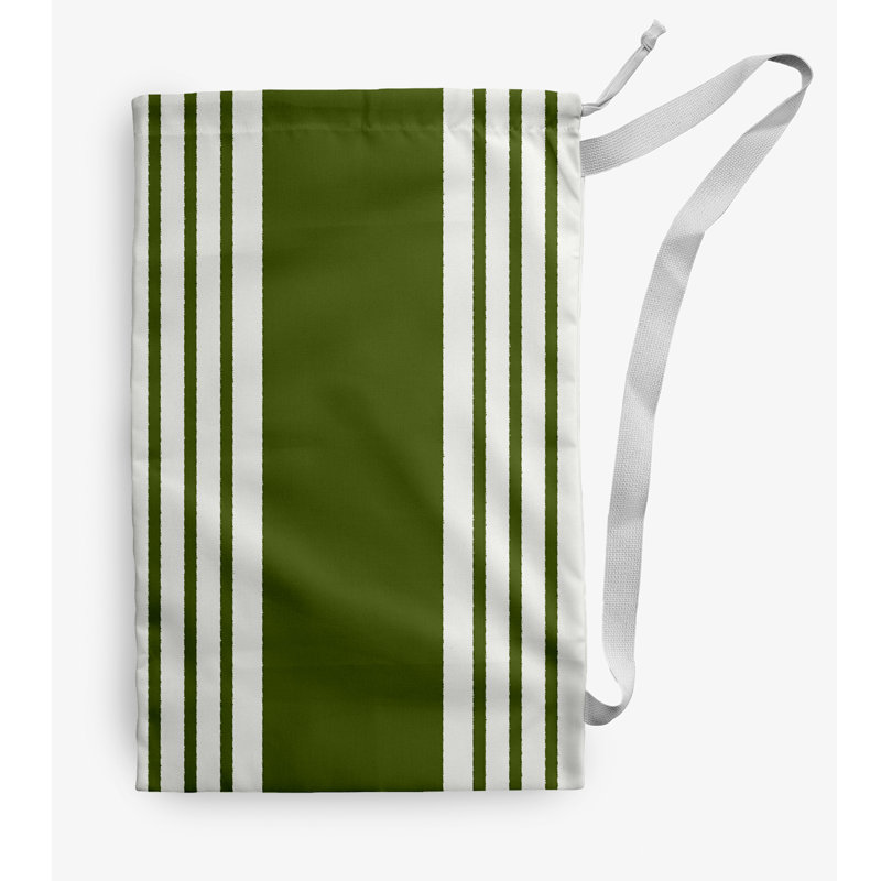 Fabric Laundry Bag with Handles, Small (29" H x 18" W), Light Green