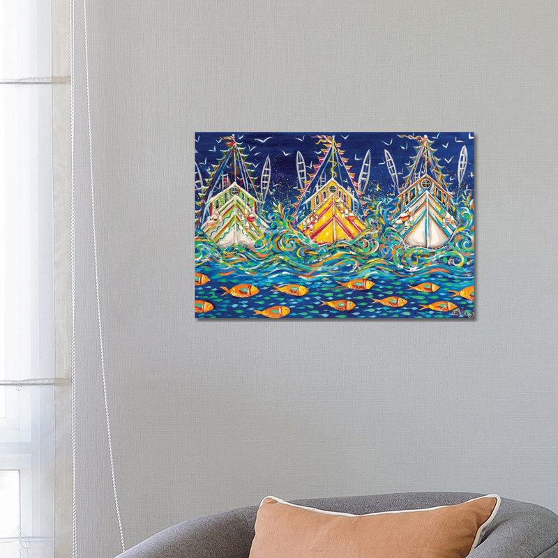 Saint Briac In Brittany by Philippe Manguin - Wrapped Canvas Gallery-Wrapped Canvas Giclée, Wrapped Canvas