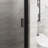 34"x72" Pivot Shower Door, 1/4 inch Thick Tempered Glass Swing Shower Door, Semi-Frameless Design-111798329