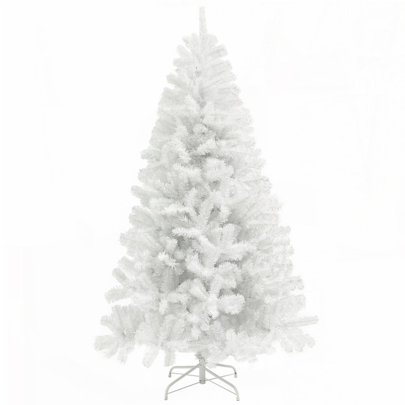 Arbre de Noël artificiel blanc de 9 pi de hauteur, 8.86'