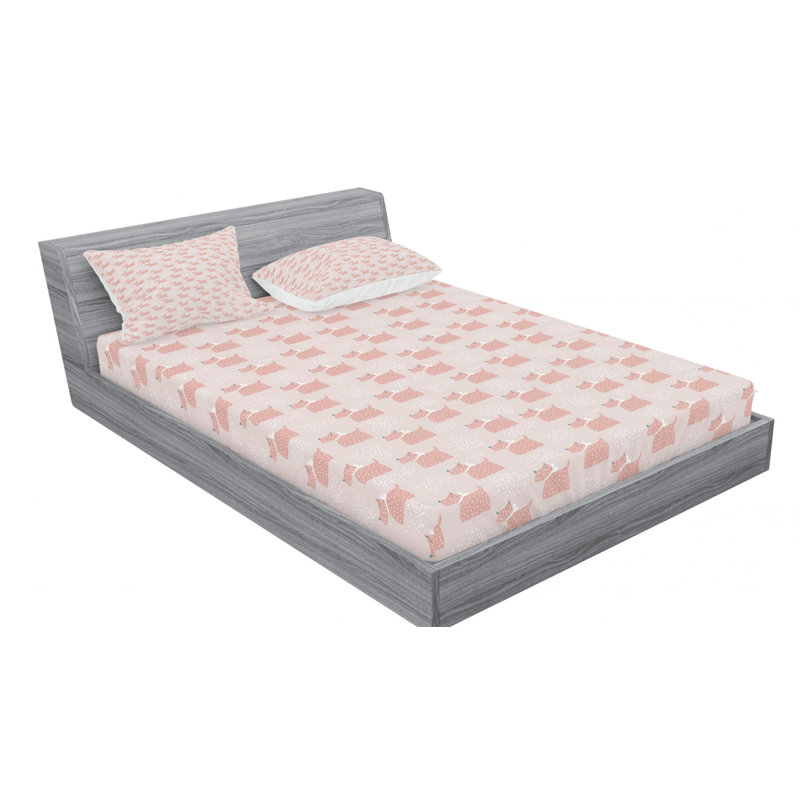 Microfiber Sheet Set, Queen Sheet Set with Fitted Sheet