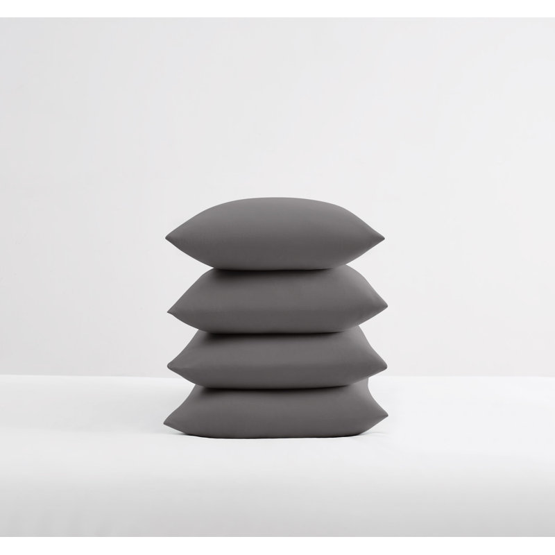 Everyday Microfiber Sheet Set, Queen Sheet Set with 2 Pillowcases, Dark Gray