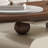Modern simple oval coffee table-106378541