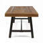 Table basse d'extérieur en bois d'acacia
