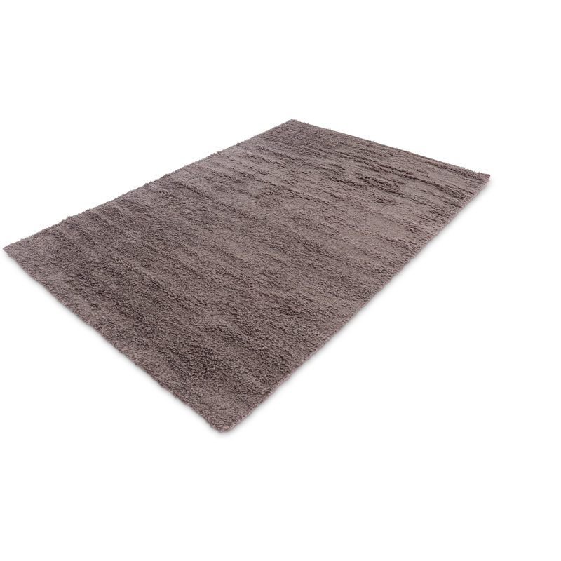 Elegido Solid Colour Shag Area Rug, Rectangle 160 x 230cm