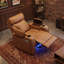 Fauteuil inclinable électrique 37 po avec porte-gobelet et éclairage à DEL 37 po-1180981369
