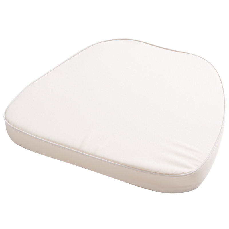 Outdoor 2'' Dining Chair Seat Cushion, Ivory