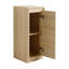 Meuble de rangement autoportant de 30 cm avec portes à fermeture douce et contreplaqué durable, idéal pour les petits espaces et les salles de bain modernes.