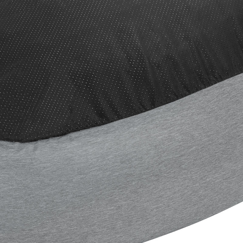 Medium Gray Water Resistant Round Pet Bed