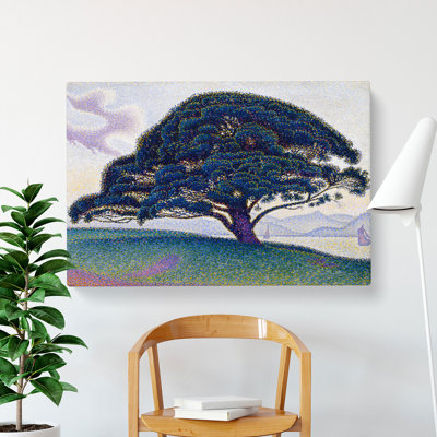 The Bonaventure Pine by Paul Signac - Wrapped Canvas