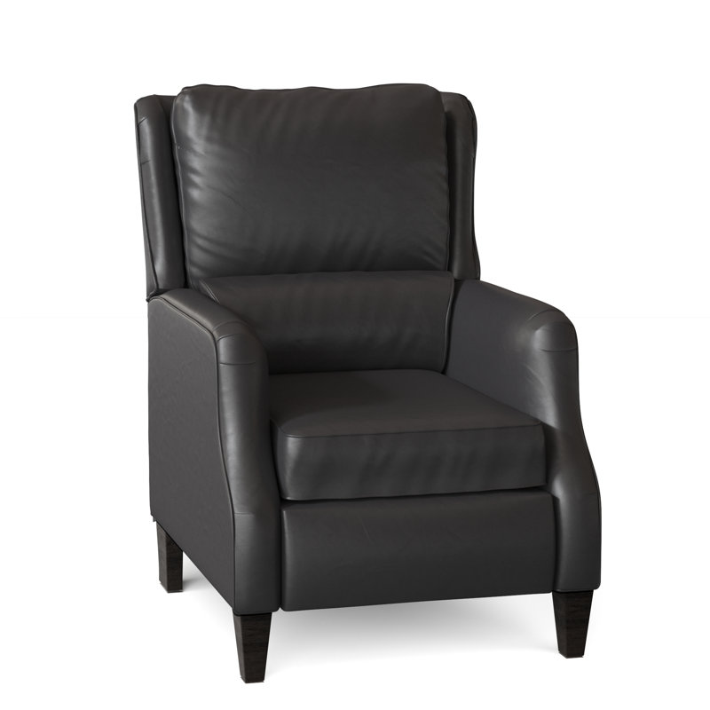 Schaumburg Power Recliner, Outsider Raven Genuine Leather, Espresso, Manual