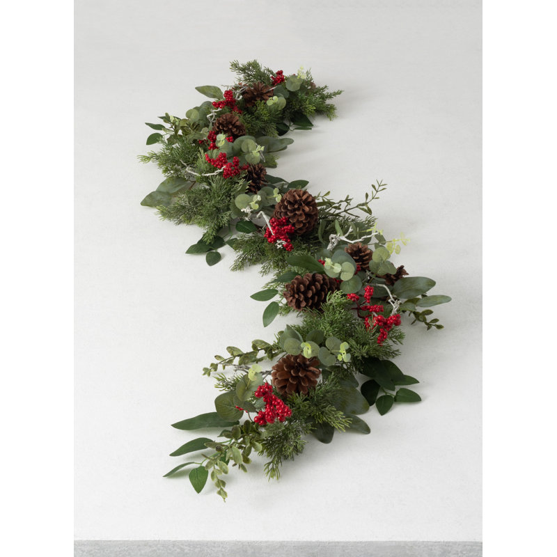 Ophir 6' Pine and Berry Artificial Garland