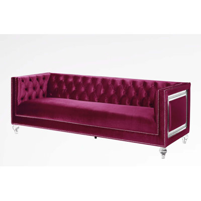 Wooten 89'' Velvet Sofa