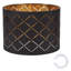 23.5 cm H Drum Pendant Shade ( Spider ) in Black