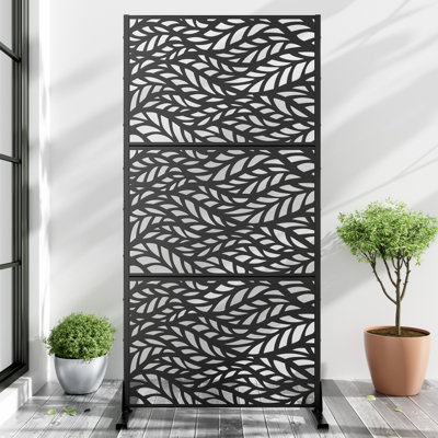 Metal Privacy Screen Fence Panel by Dovelina
