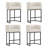 Modern Upholstered Counter Stool with Metal Frame-124062065