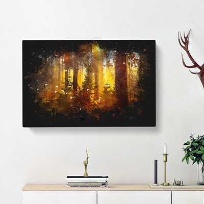 Mystery Forest - Wrapped Canvas Painting