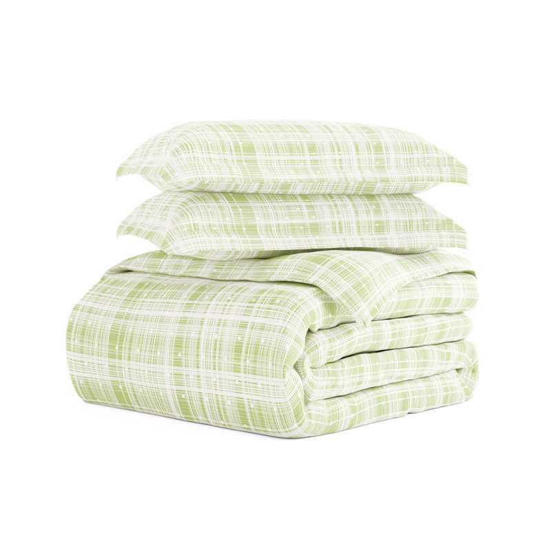 Ensemble de housse de couette à motif de pois Becky Cameron, Mousse, Housse de couette très grand et 2 taies